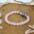 Rose Quartz Bracelet with buddha charm– The Heart Healer