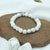 white howlite bracelet